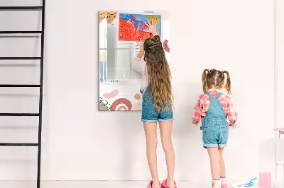 Magnetisk dagsplanner tørresletteboard