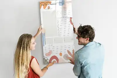 Magnetisk dagsplanner tørresletteboard