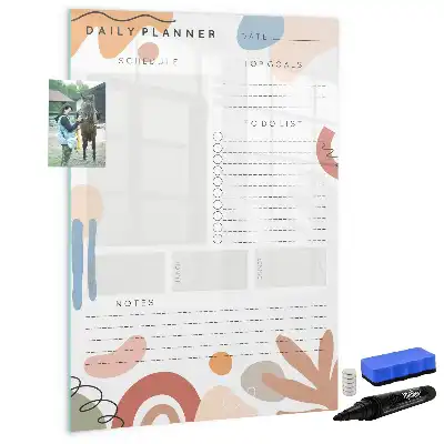 Magnetisk dagsplanner tørresletteboard