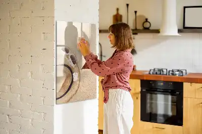 Sandklit magnetisk opslagstavle Tørreslette model