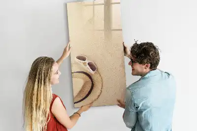 Sandklit magnetisk opslagstavle Tørreslette model