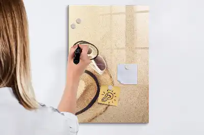 Sandklit magnetisk opslagstavle Tørreslette model