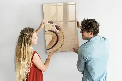 Sandklit magnetisk opslagstavle Tørreslette model