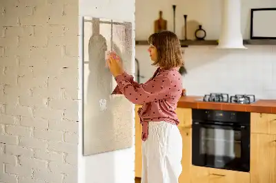 Magnetisk tørresletteboard med motiv af palmeblades skygger