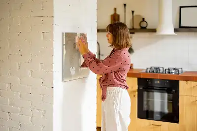 Magnetisk tørresletteboard med motiv af palmeblades skygger