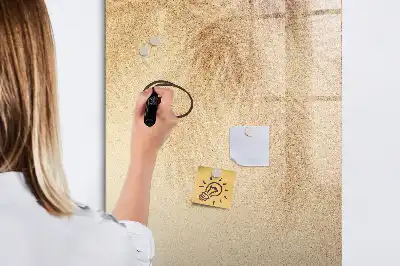 Magnetisk tørresletteboard med motiv af palmeblades skygger