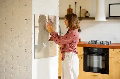 Magnetisk tørresletteboard med motiv af palmeblades skygger