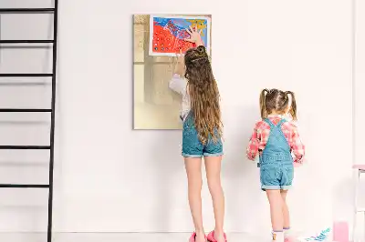 Magnetisk tørresletteboard med motiv af palmeblades skygger