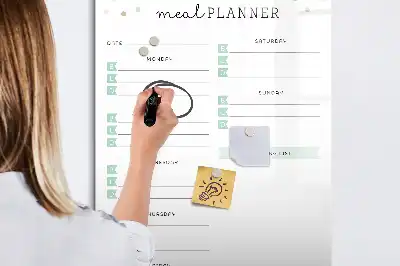 Magnetisk kostplanlægger tørreslette tavle