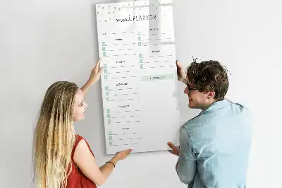 Magnetisk kostplanlægger tørreslette tavle