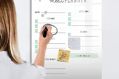 Magnetisk kostplanlægger tørreslette tavle