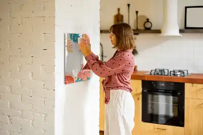 Magnetisk opslagstavle Tørreslette motiv med sommerblomster