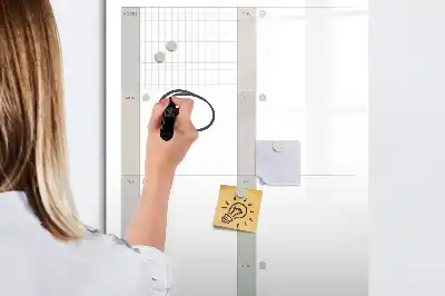 Magnetisk ugeplan tørreslette tavle