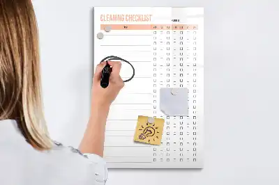 Magnetisk tørresletteboard til rengøringsliste