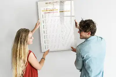 Magnetisk tørresletteboard Ugemenu