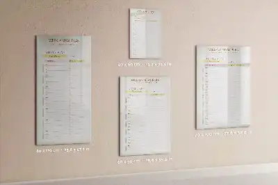 Magnetisk tørresletteboard Ugemenu
