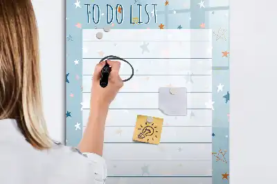 Magnetisk tavle til to-do-liste Tørreslette