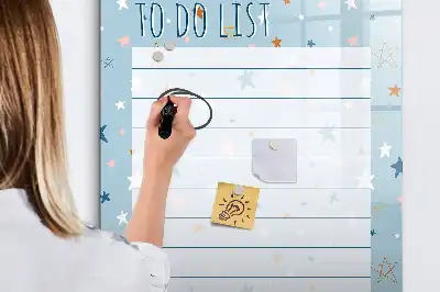 Magnetisk tavle til to-do-liste Tørreslette