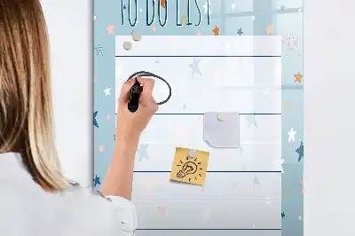 Magnetisk tavle til to-do-liste Tørreslette