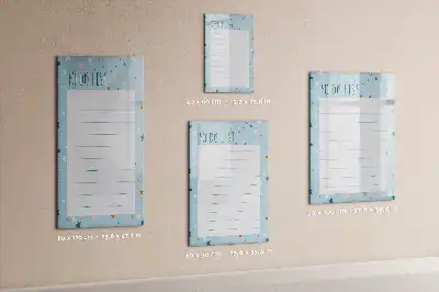 Magnetisk tavle til to-do-liste Tørreslette
