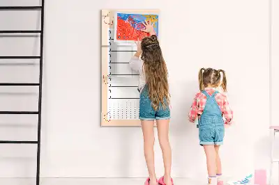 Magnetisk whiteboard til huskeliste tørresletbar tavle