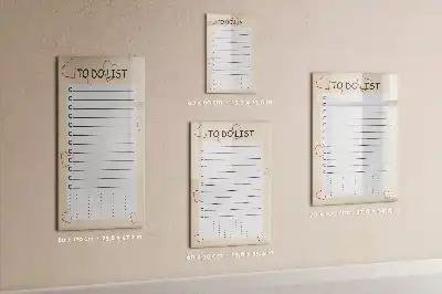Magnetisk whiteboard til huskeliste tørresletbar tavle