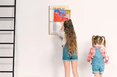 Magnetisk whiteboard til huskeliste tørresletbar tavle