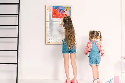 Magnetisk whiteboard til huskeliste tørresletbar tavle