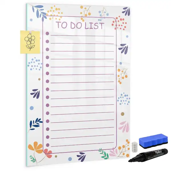 Magnetisk to-do-liste tørreslette