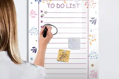 Magnetisk to-do-liste tørreslette