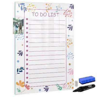 Magnetisk to-do-liste tørreslette