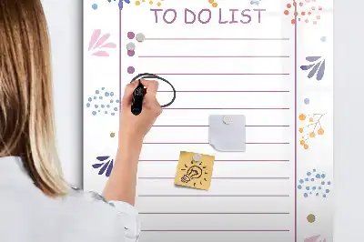 Magnetisk to-do-liste tørreslette