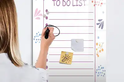 Magnetisk to-do-liste tørreslette