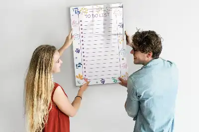 Magnetisk to-do-liste tørreslette