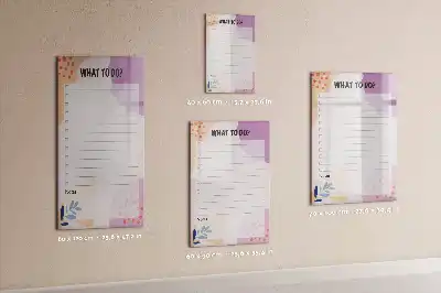 Magnetisk whiteboard til opgaveliste tørresletbar tavle