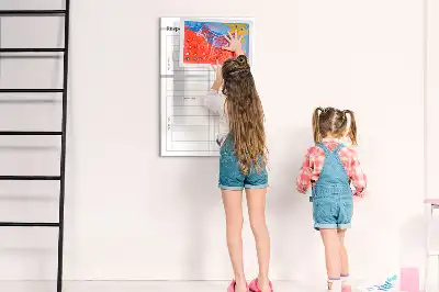 Magnetisk whiteboard til ansvarsliste tørreslettetavle