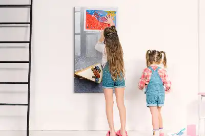 Magnetisk whiteboard tørreslette