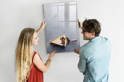 Magnetisk whiteboard tørreslette