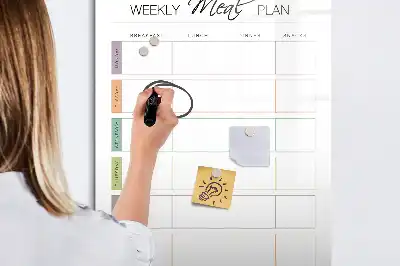 Magnetisk tavle til ugemenu tørreslette-model