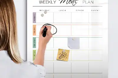 Magnetisk tavle til ugemenu tørreslette-model