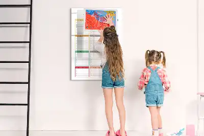 Magnetisk whiteboard til indkøbsliste