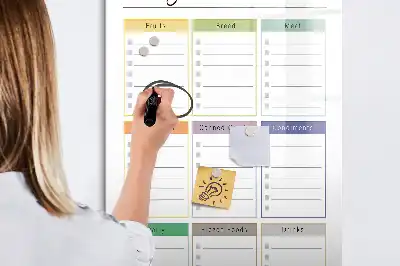 Magnetisk whiteboard til indkøbsliste