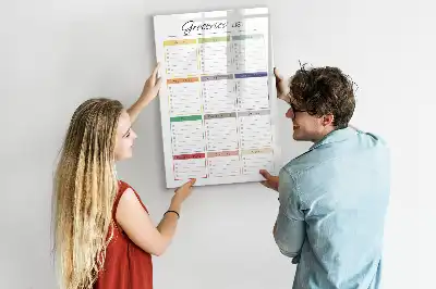 Magnetisk whiteboard til indkøbsliste