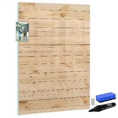 Tørreslette magnetisk board Lyse brædder
