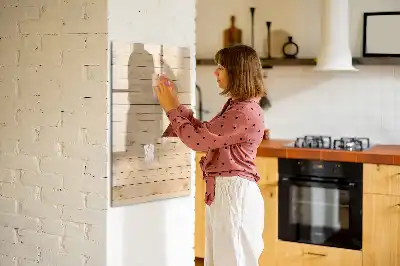 Tørreslette magnetisk board Lyse brædder