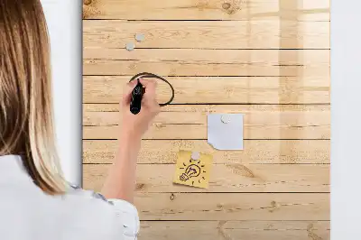 Tørreslette magnetisk board Lyse brædder