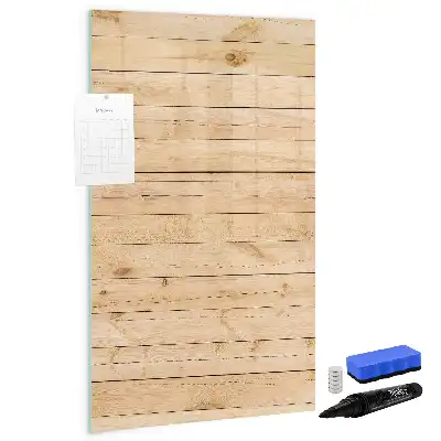 Tørreslette magnetisk board Lyse brædder
