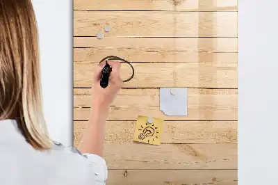 Tørreslette magnetisk board Lyse brædder