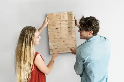 Tørreslette magnetisk board Lyse brædder