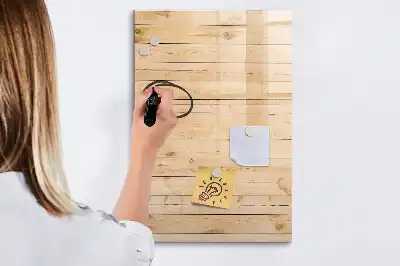 Tørreslette magnetisk board Lyse brædder